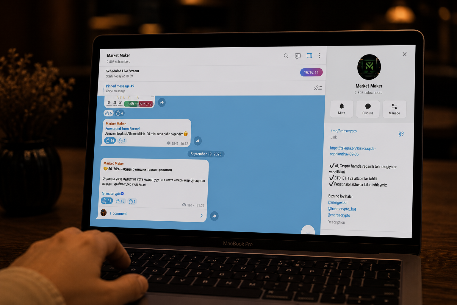 Merge Telegram kanali